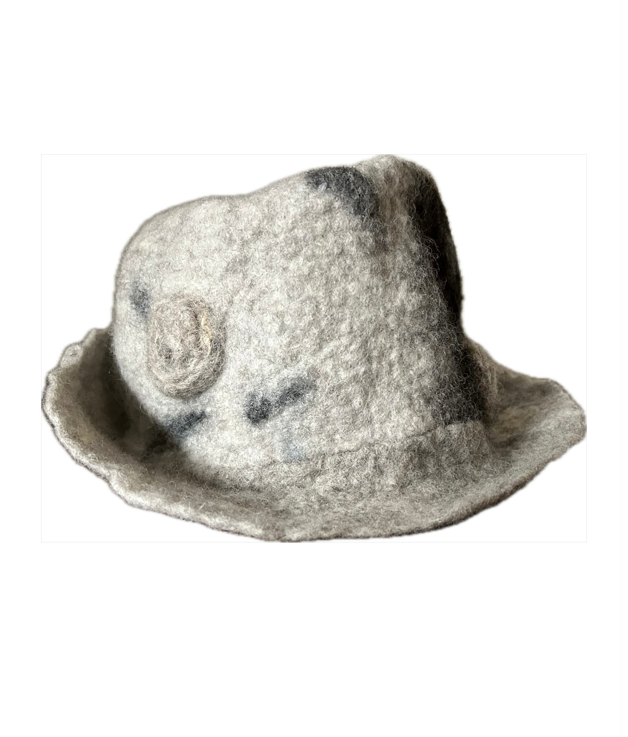 Smoky grey Fedora hat