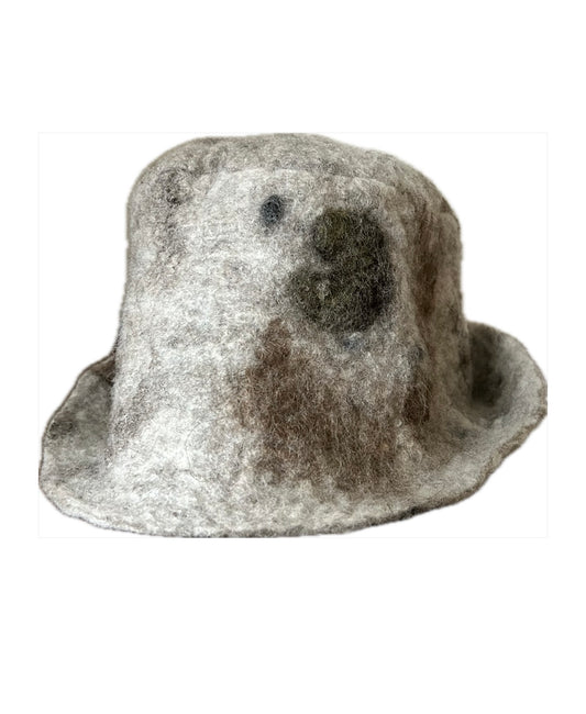 smoke gray bucket hat